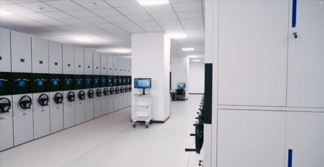 烟台市公共就业和人才服务中心智能密集架库房